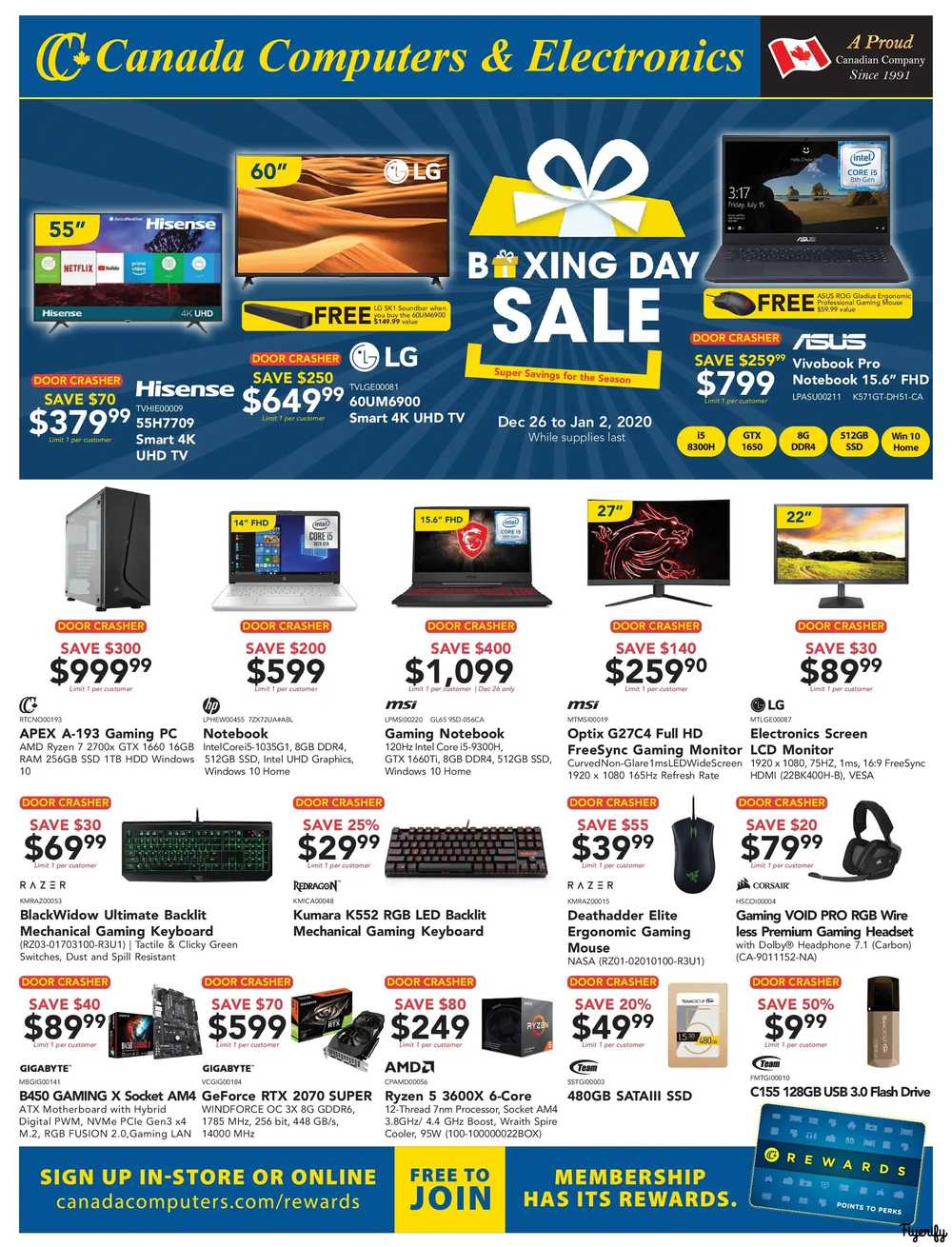 Canada Computers 2019 Boxing Day Sale Flyer December 26 to ...