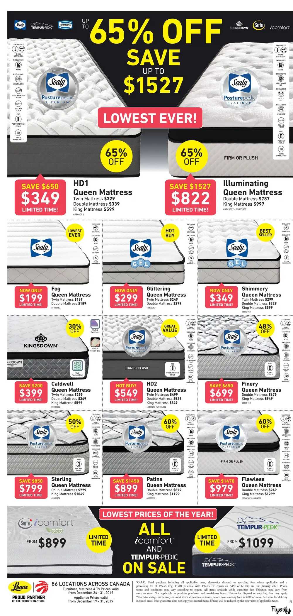 Leon&#39;s 2019 Boxing Day Sale Flyer December 24 to January 8 Canada