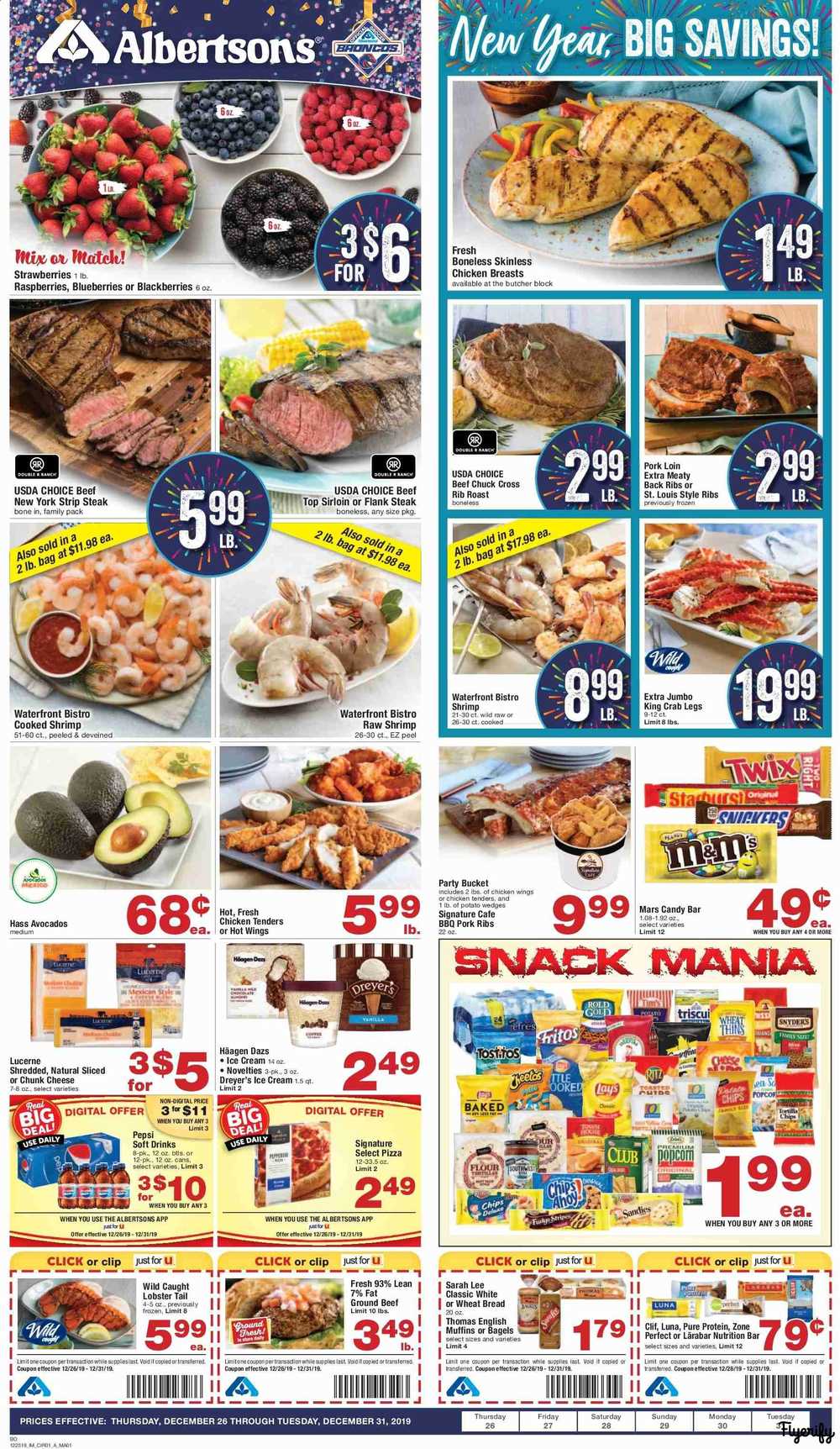 Albertsons Weekly Ad & Flyer December 26, 2019 to January 1, 2020 Canada