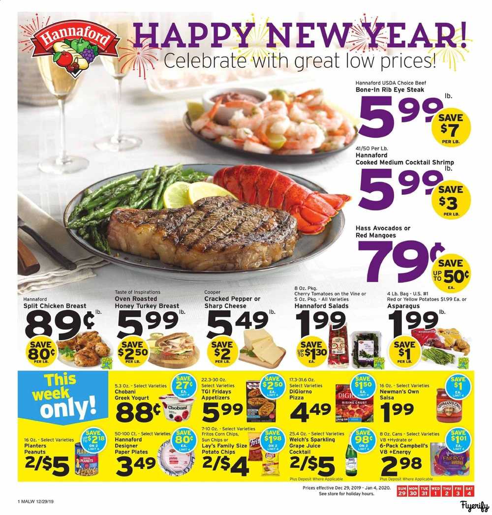 Hannaford Weekly Ad & Flyer December 29, 2019 to January 4, 2020 Canada