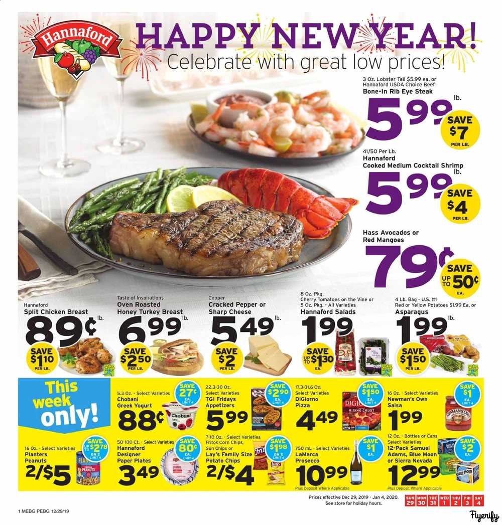 Hannaford Weekly Ad & Flyer December 29, 2019 to January 4, 2020 Canada