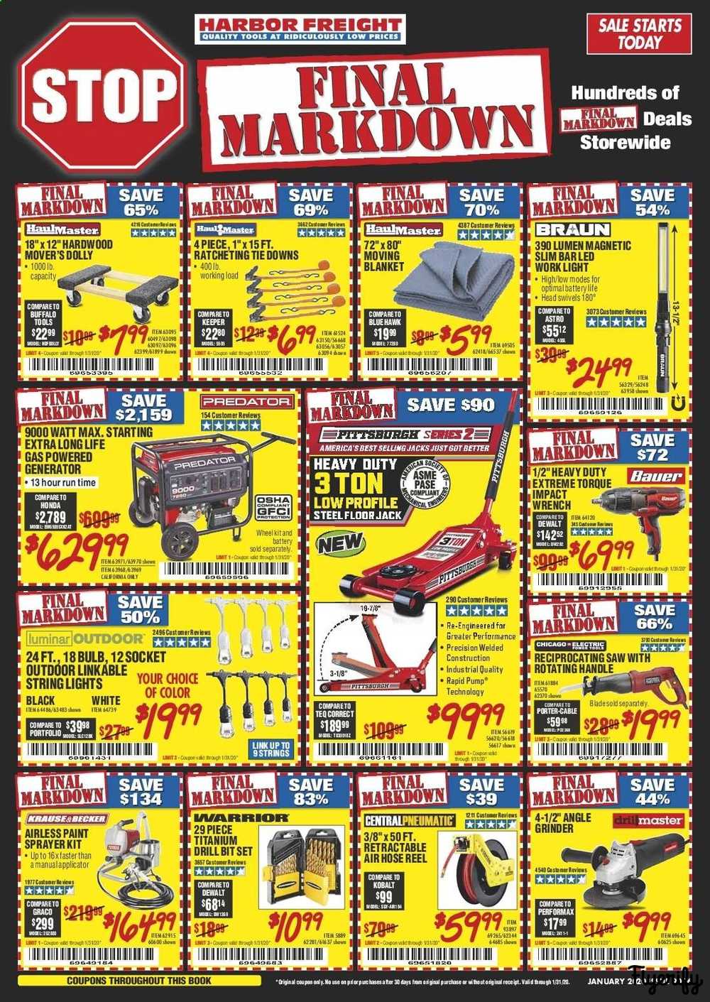 Harbor Freight Tools Flyers