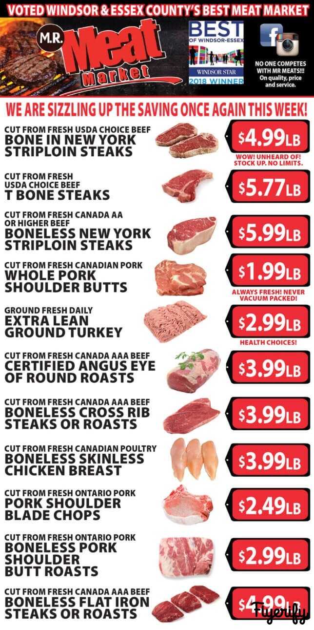 M.R. Meat Market Flyer January 4 to 11 Canada