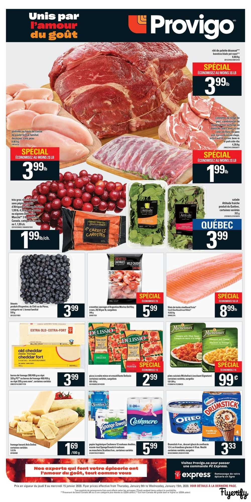 Provigo Flyer January 9 to 15 Canada