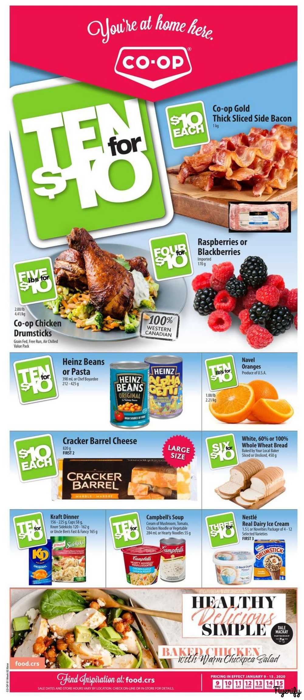 Coop (West) Food Store Flyer January 9 to 15 Canada