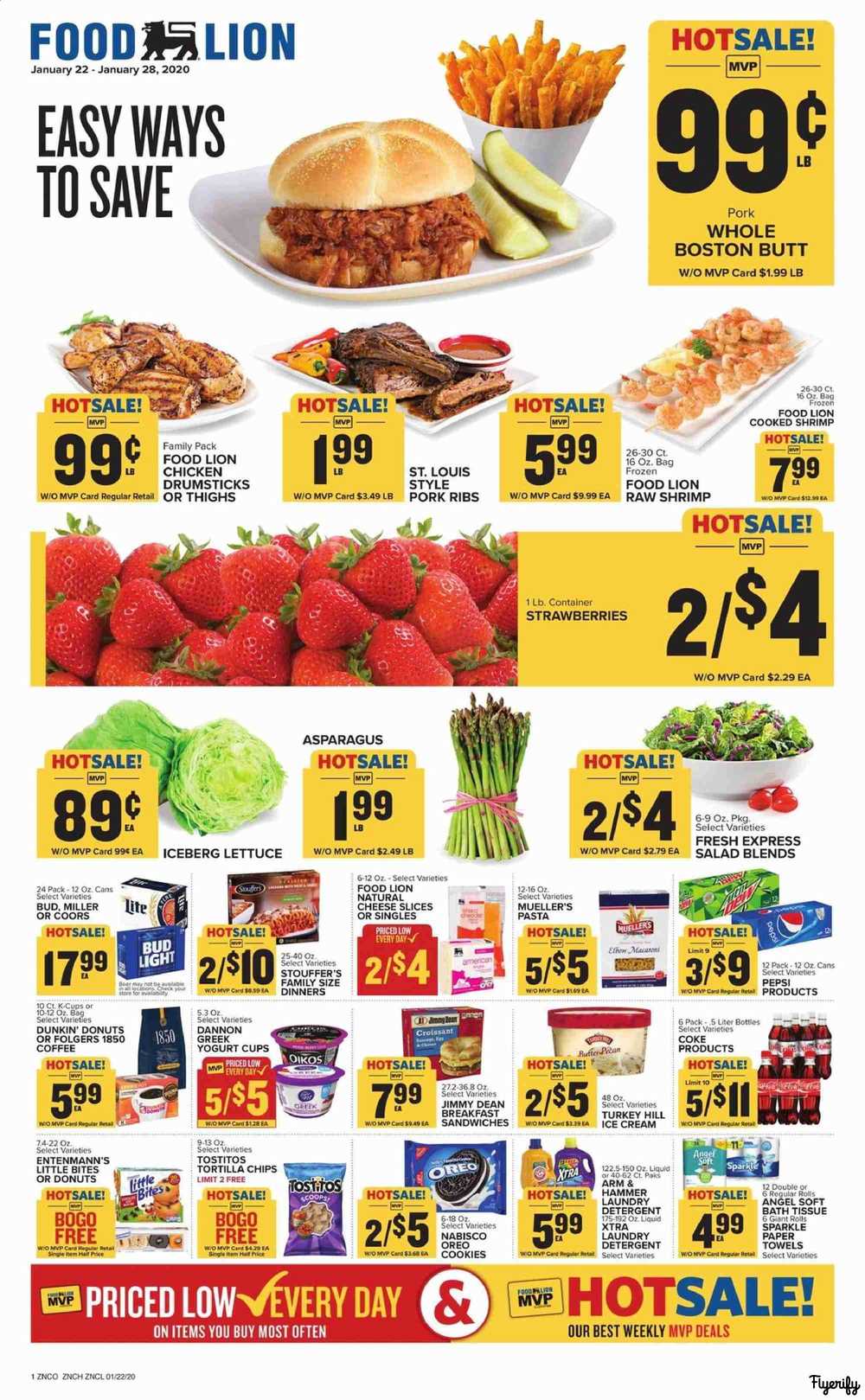 Food Lion Weekly Ad & Flyer January 22 to 28 Canada