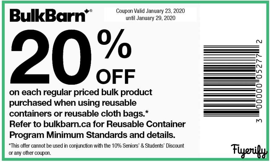 Bulk Barn Canada Coupon January 23 29 Canada