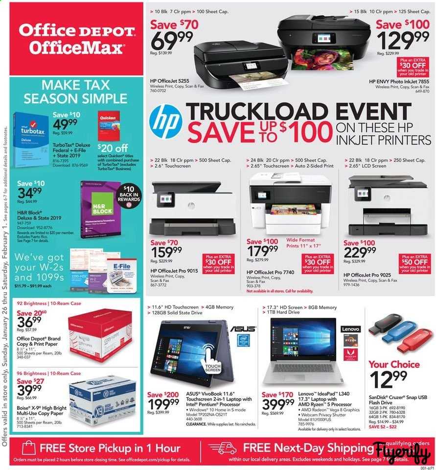 Office Depot OfficeMax Flyers