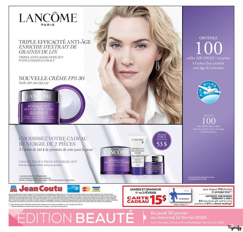 Jean Coutu Beauty Insert January 30 to February 12 Canada