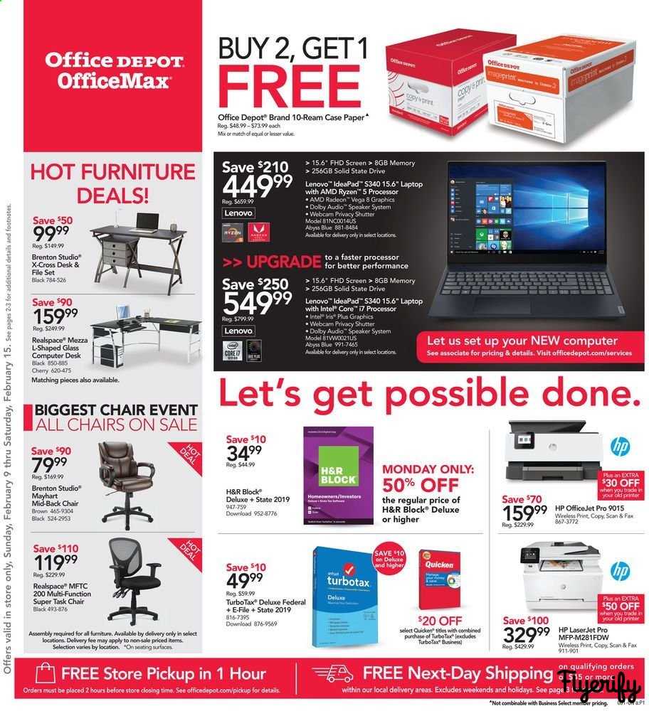 Office Depot OfficeMax Flyers