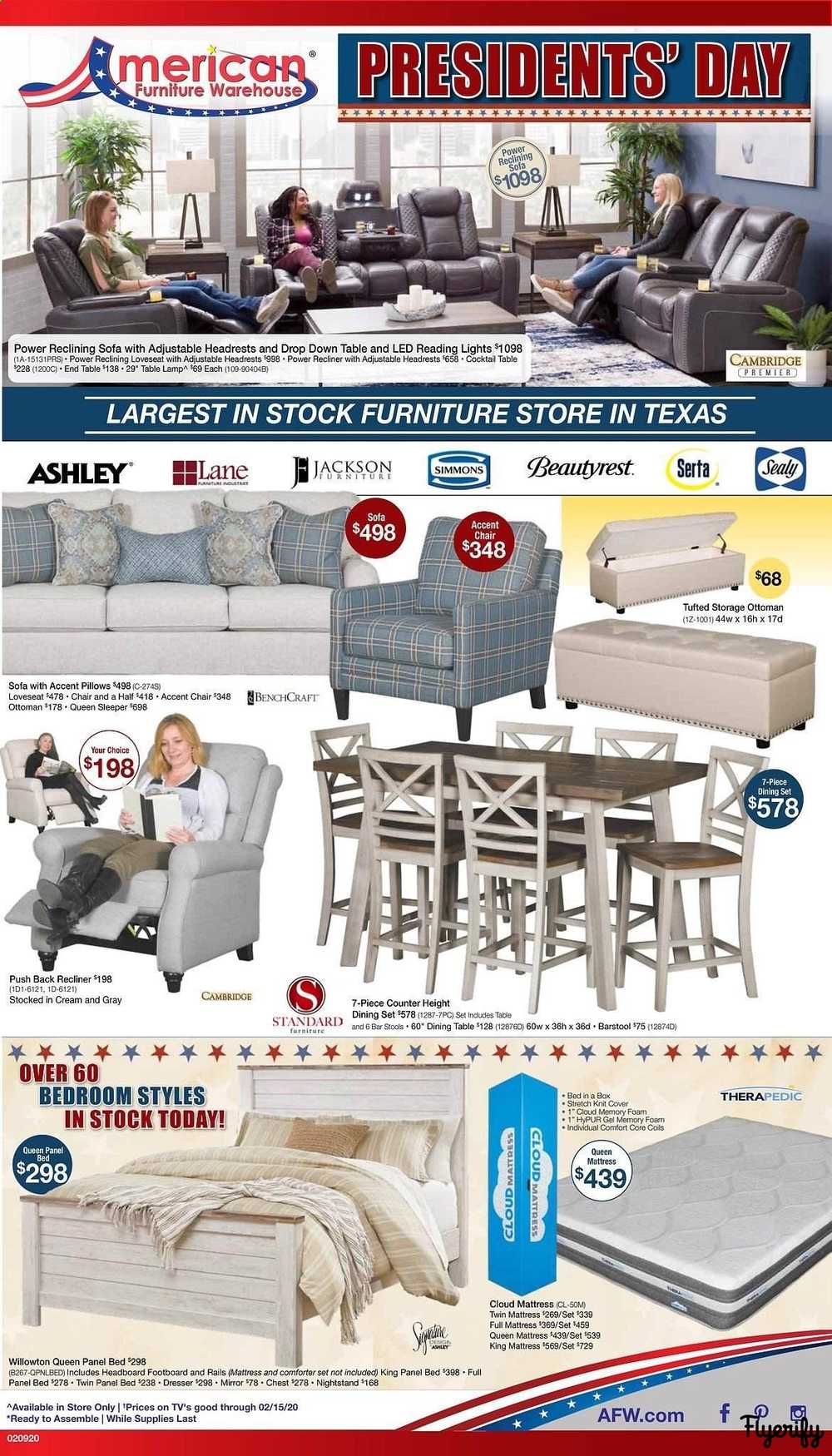 American Furniture Warehouse Weekly Ad Flyer February 9 To 15 Canada