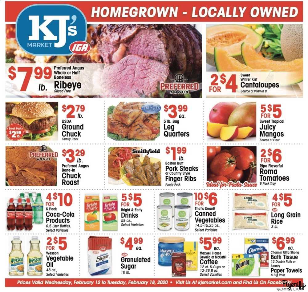 KJ´s Market Weekly Ad & Flyer February 12 to 18 Canada