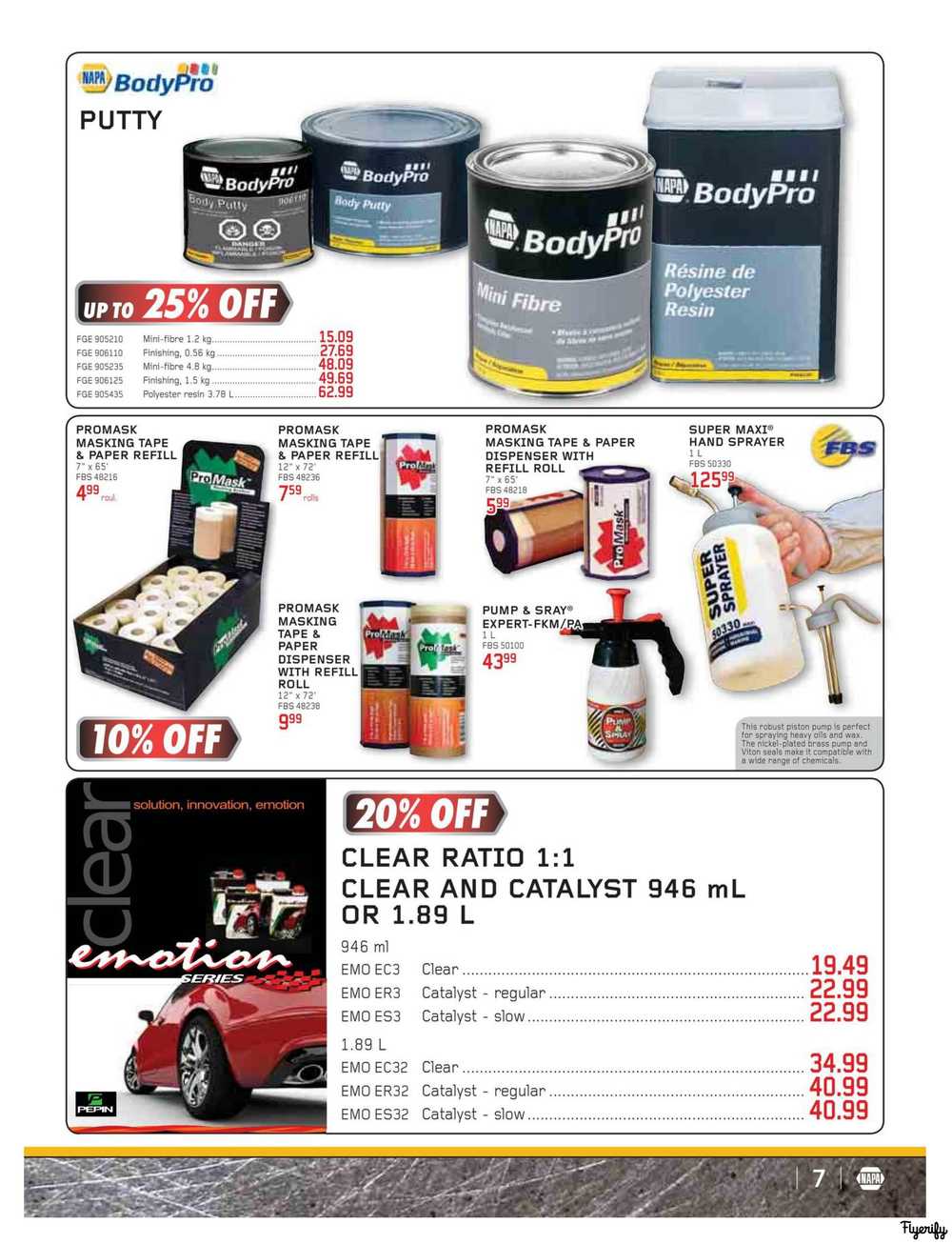 NAPA Auto Parts CMAX Catalog March 1 To April 30 Canada