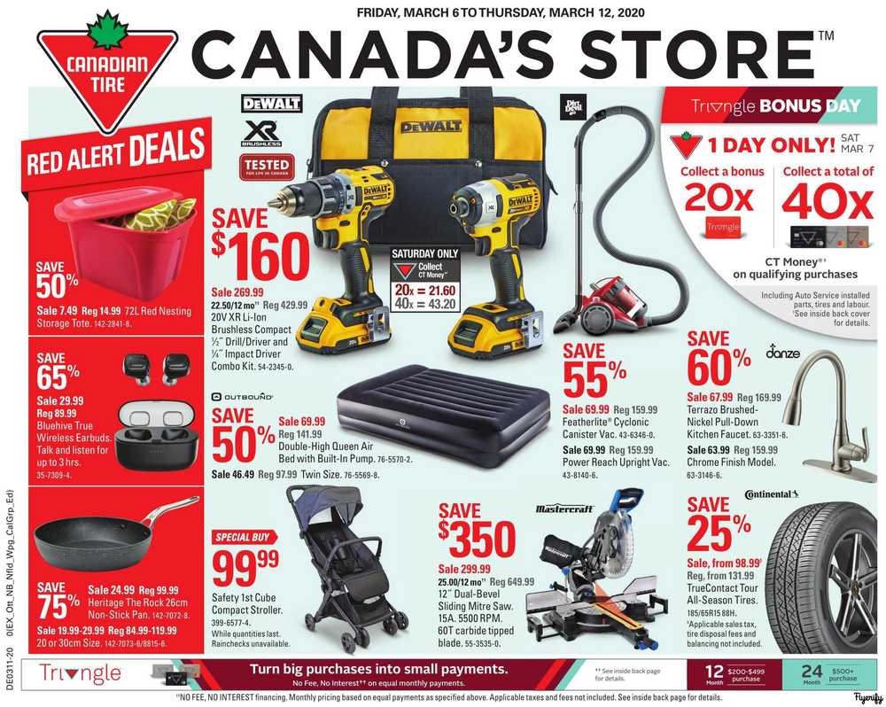 Canadian Tire On Flyer March 6 To 12 Canada