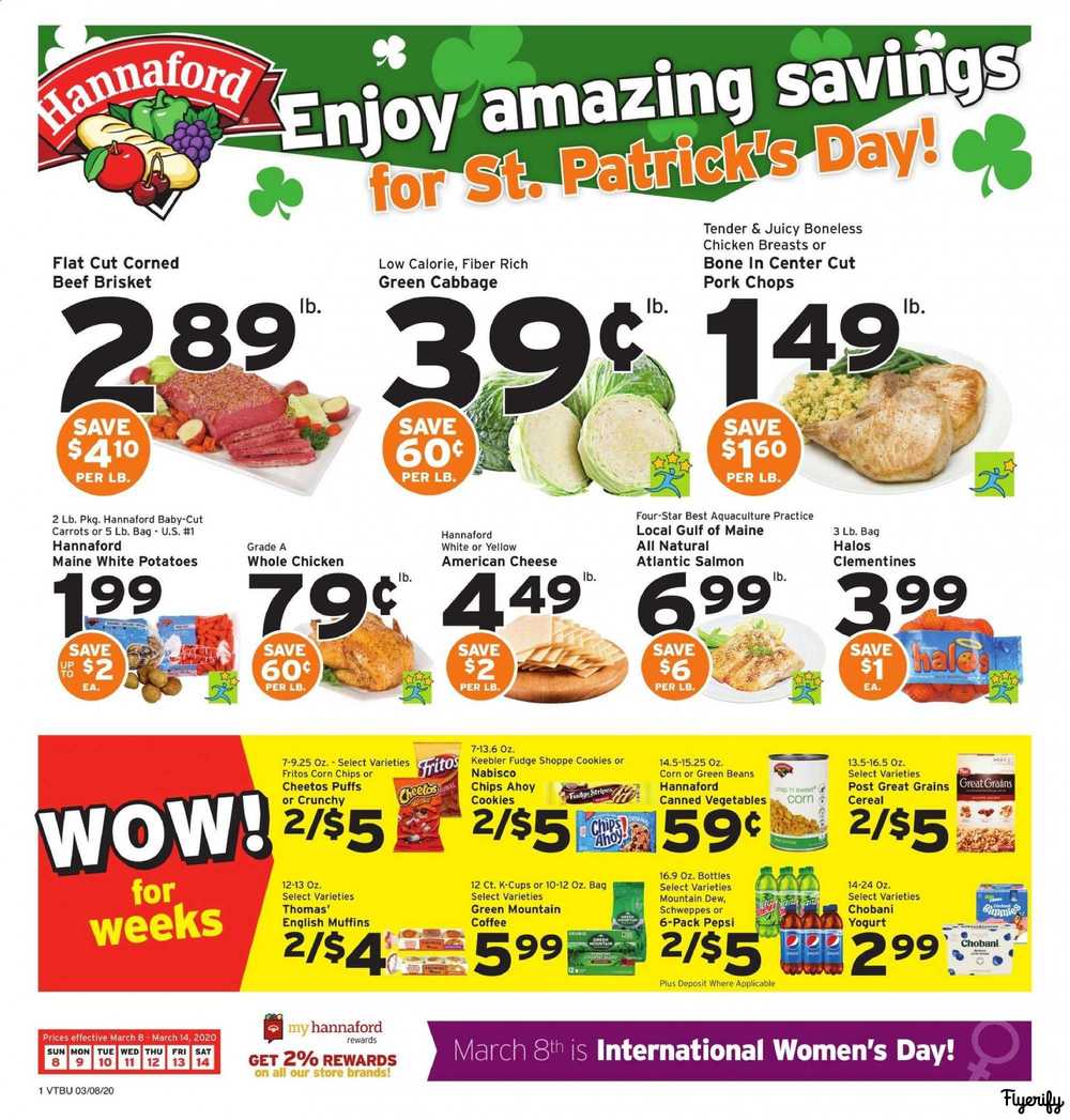 Hannaford Supermarkets Flyers