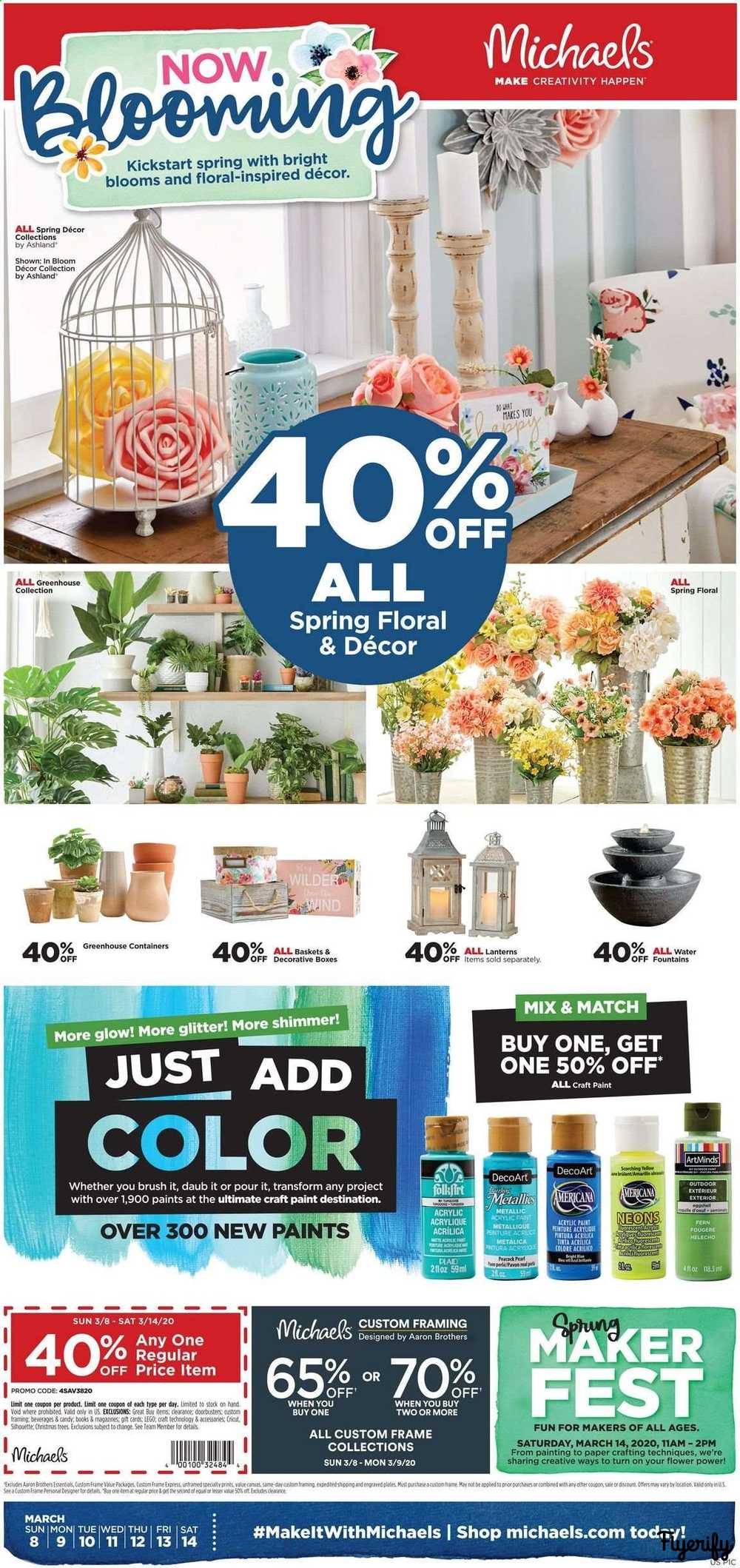 Michaels Weekly Ad & Flyer March 8 to 14 Canada