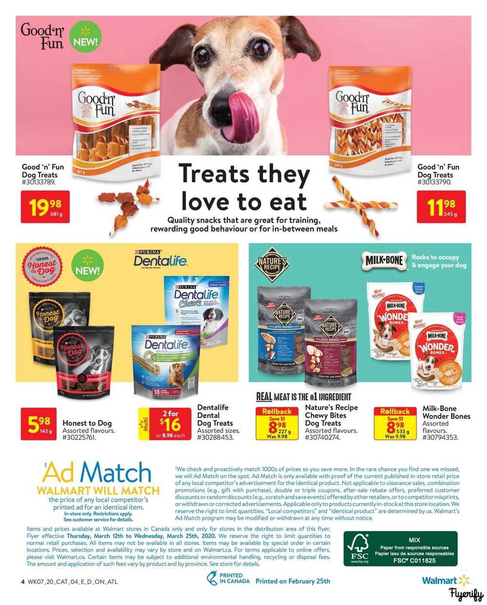 Walmart Pets Flyer March 12 to 25 Canada