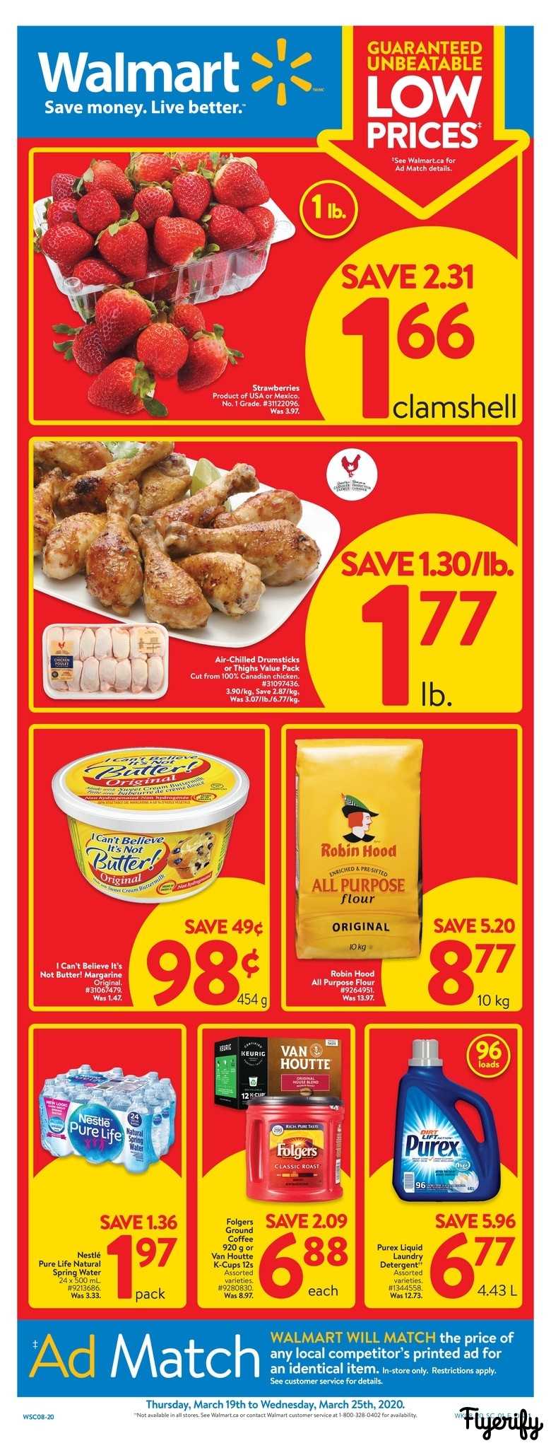 Walmart Supercentre On Flyer March 19 To 2521 