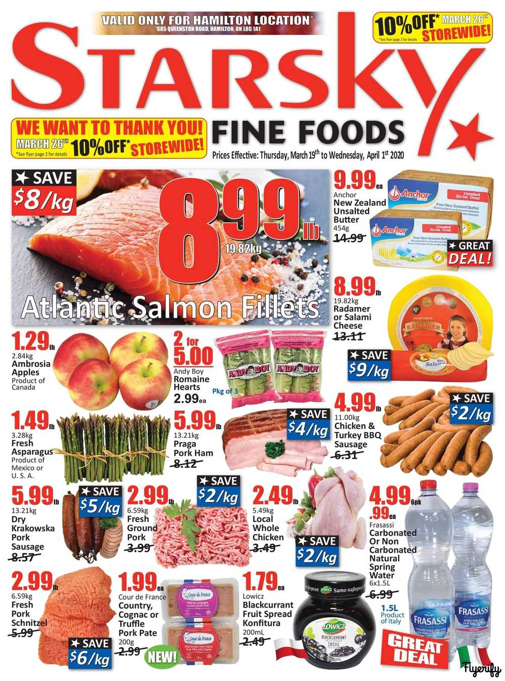 Starsky Foods (Hamilton) Flyer March 19 to April 1 Canada