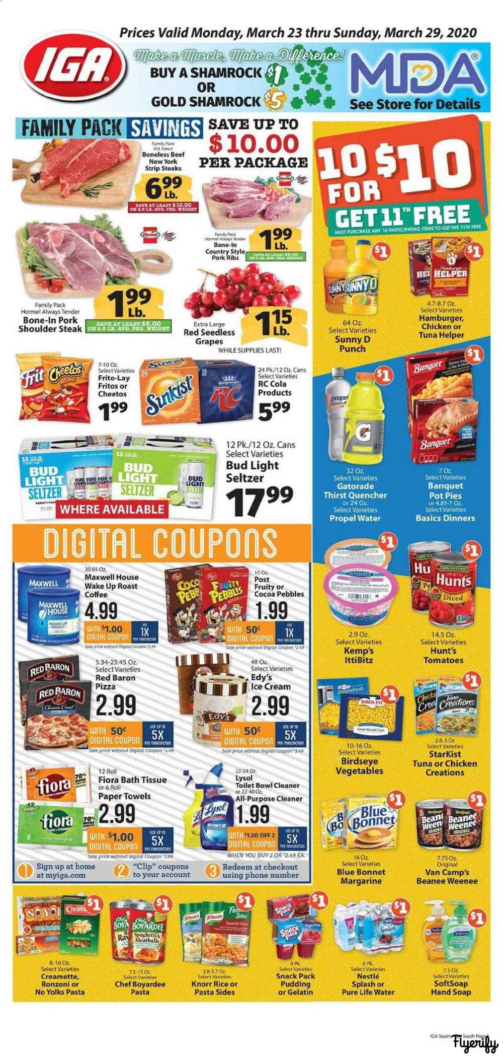 IGA (Kentucky) Weekly Ad & Flyer March 22 to 28 Canada
