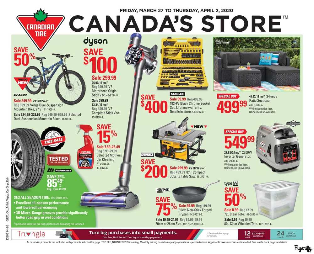 Canadian Tire On Flyer March 27 To April 211 