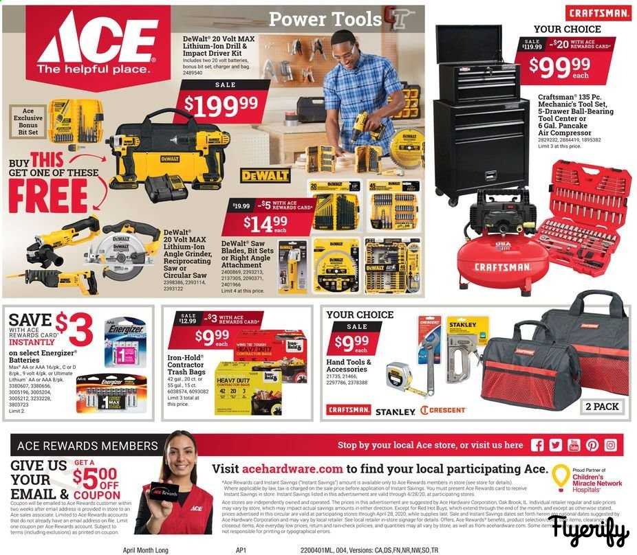 ACE Hardware Weekly Ad & Flyer April 1 to 28 Canada