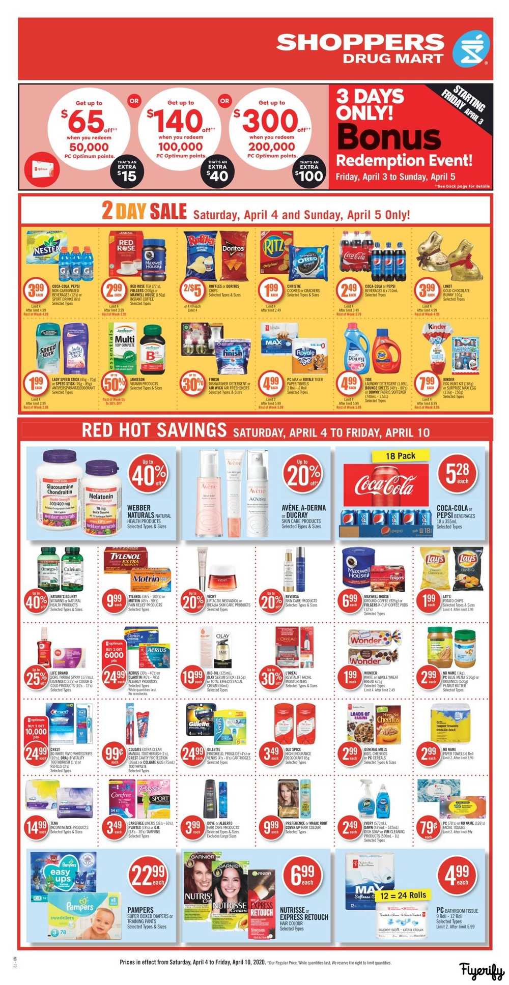 Shoppers Drug Mart (ON) Flyer April 4 to 10 Canada