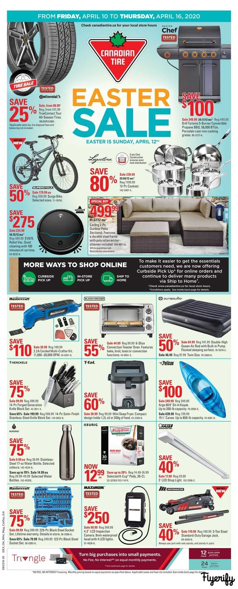 Canadian Tire West Flyer April 10 To 16 Canada