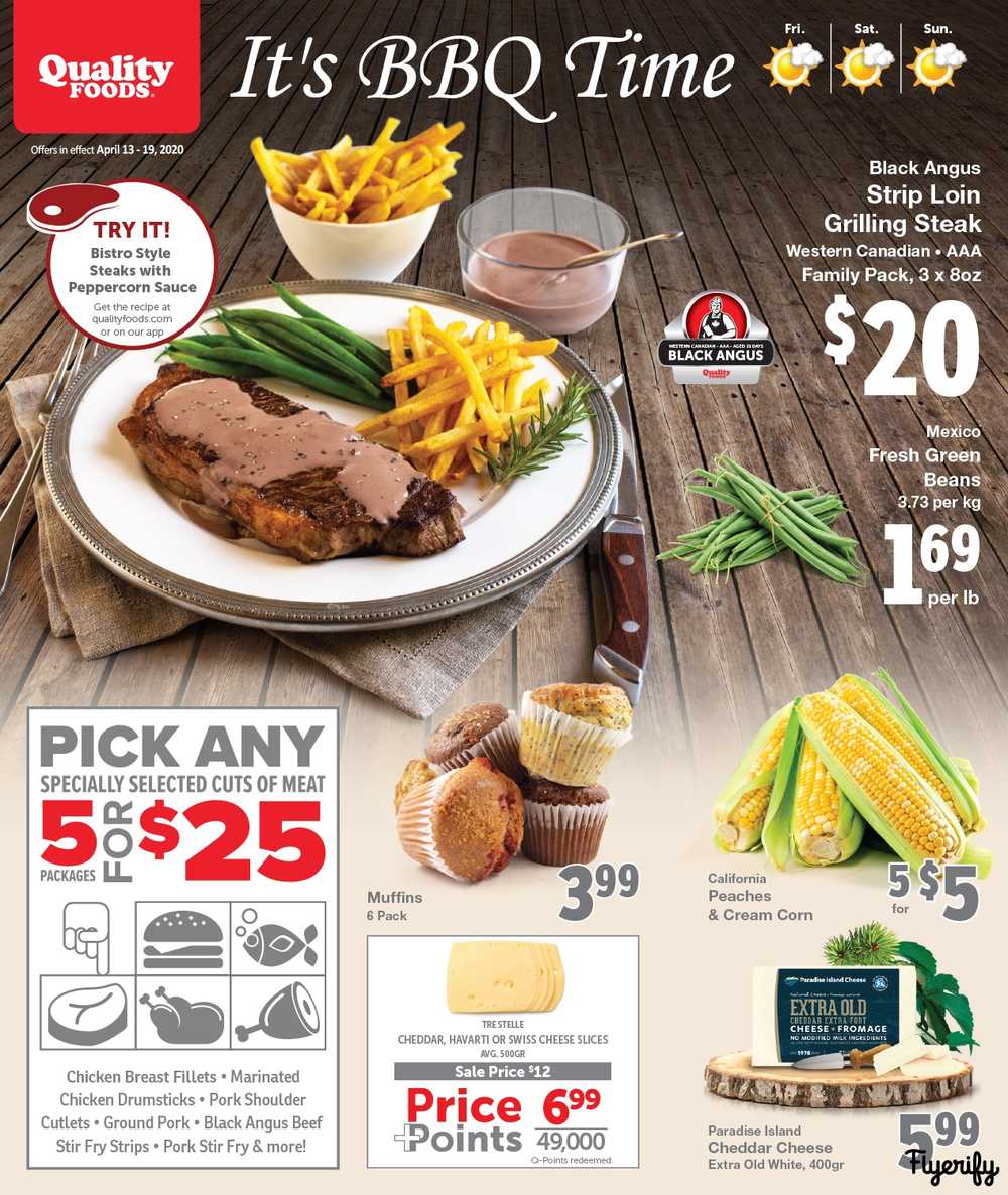 Quality Foods Flyer April 13 to 19 Canada