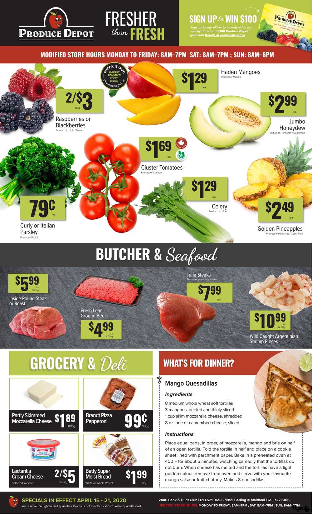 Produce Depot Flyer April 15 to 21 Canada