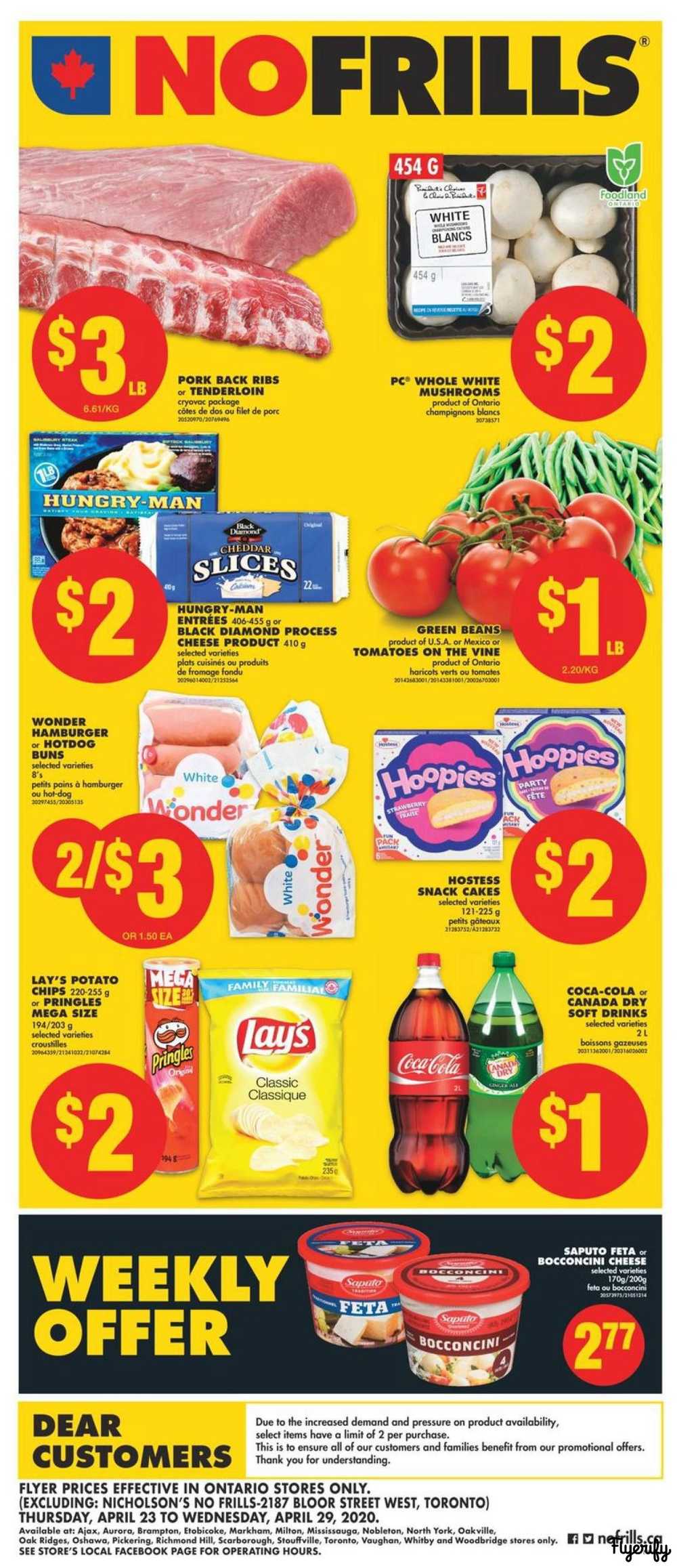 No Frills (ON) Flyer April 23 to 29 Canada