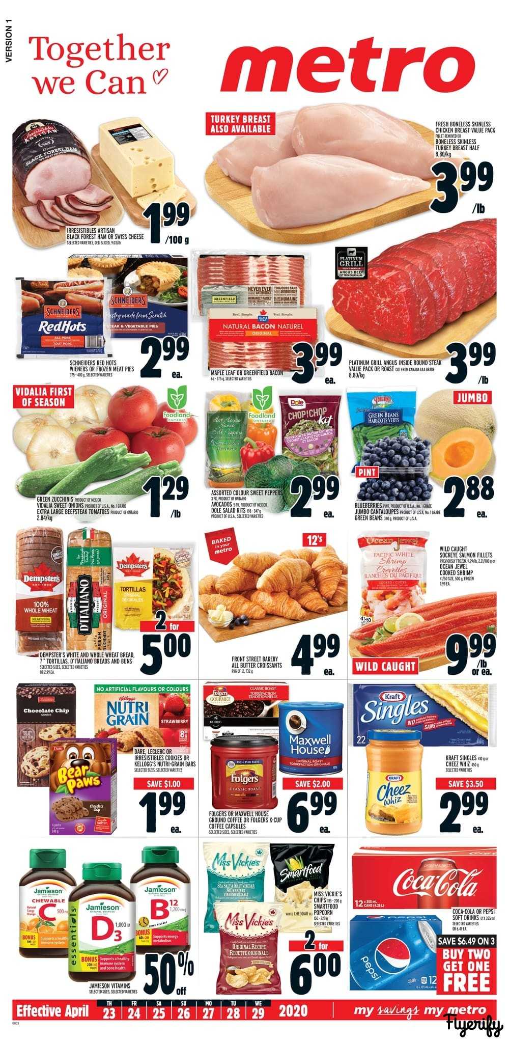 Metro (ON) Flyer April 23 to 29 Canada Metro (ON) Flyer April 23 to 29 Canada