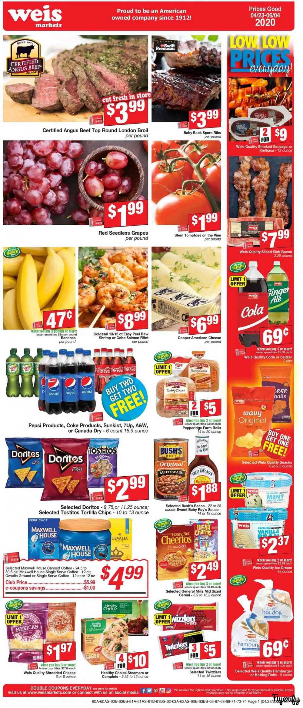 Weis Weekly Ad & Flyer April 23 to June 4 Canada