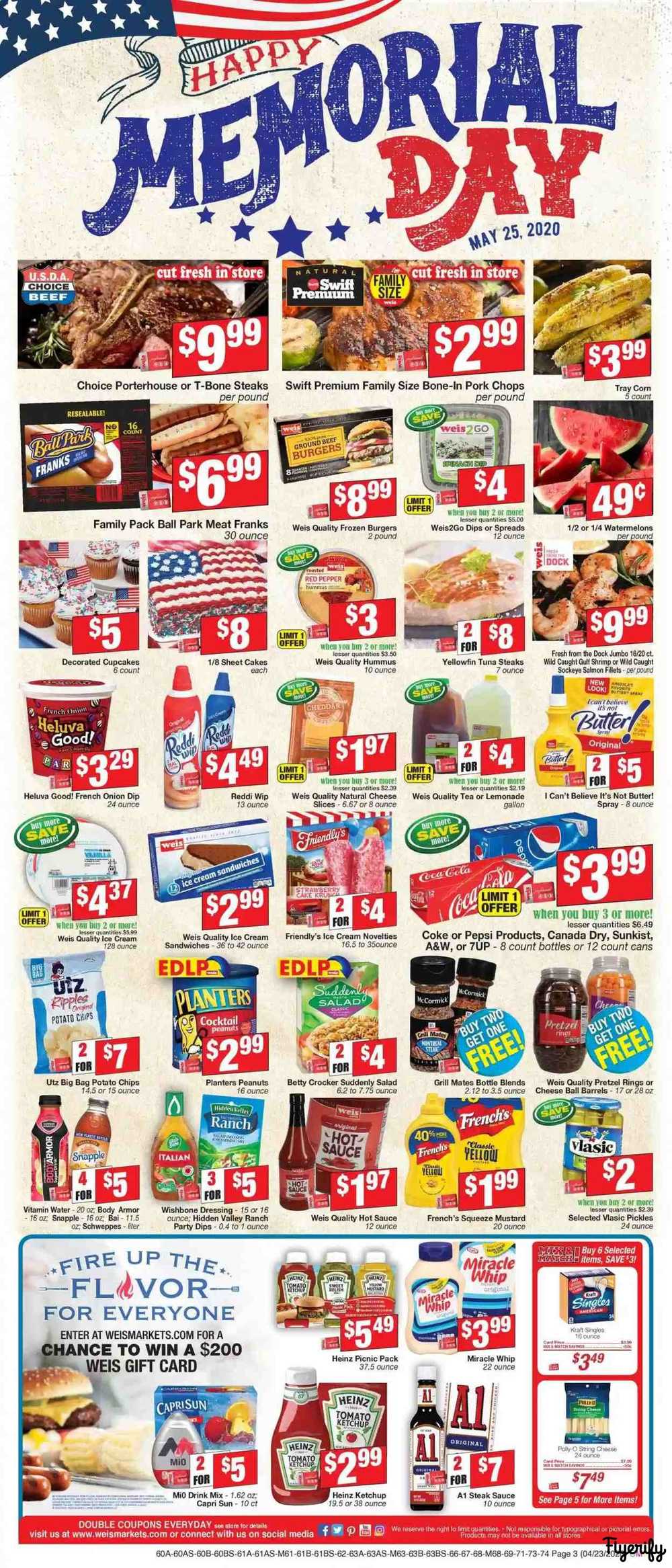 Weis Weekly Ad & Flyer April 23 to June 4 Canada