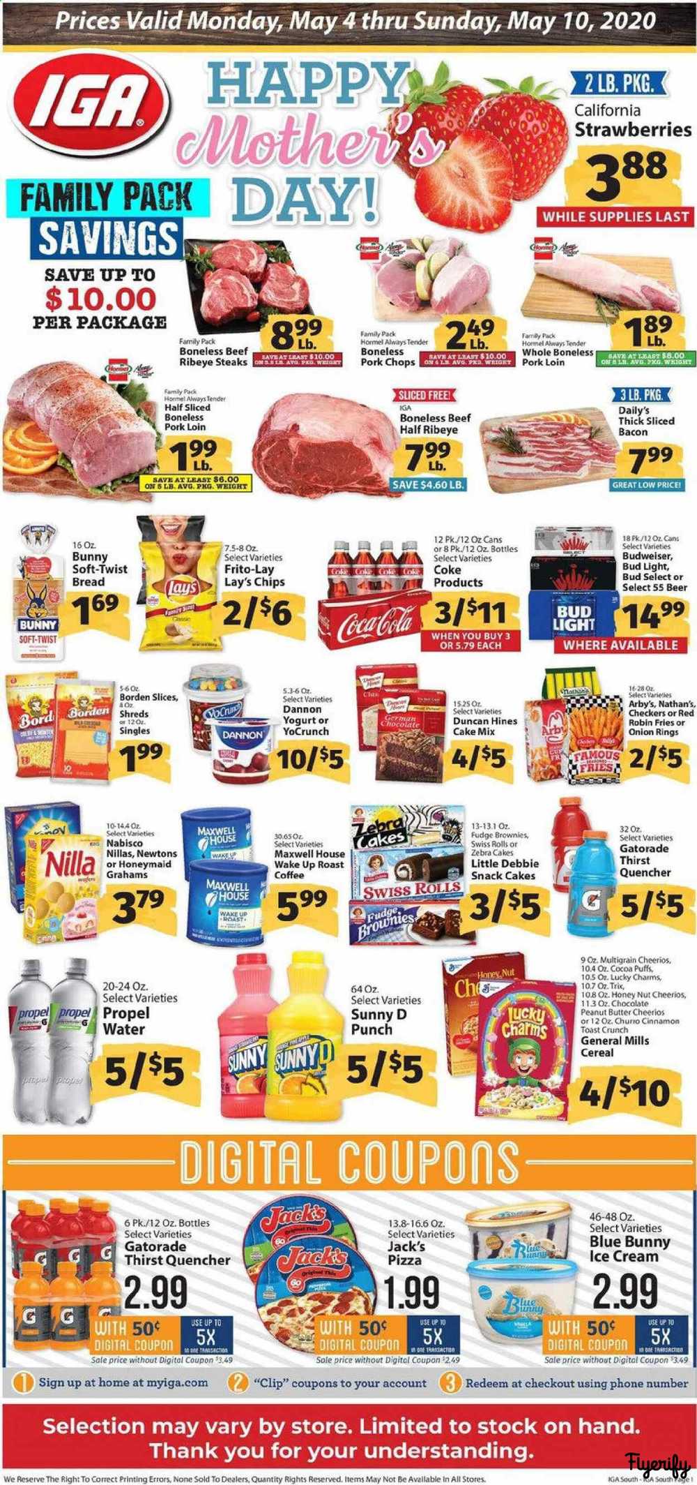 IGA (Kentucky) Weekly Ad & Flyer May 4 to 10 Canada