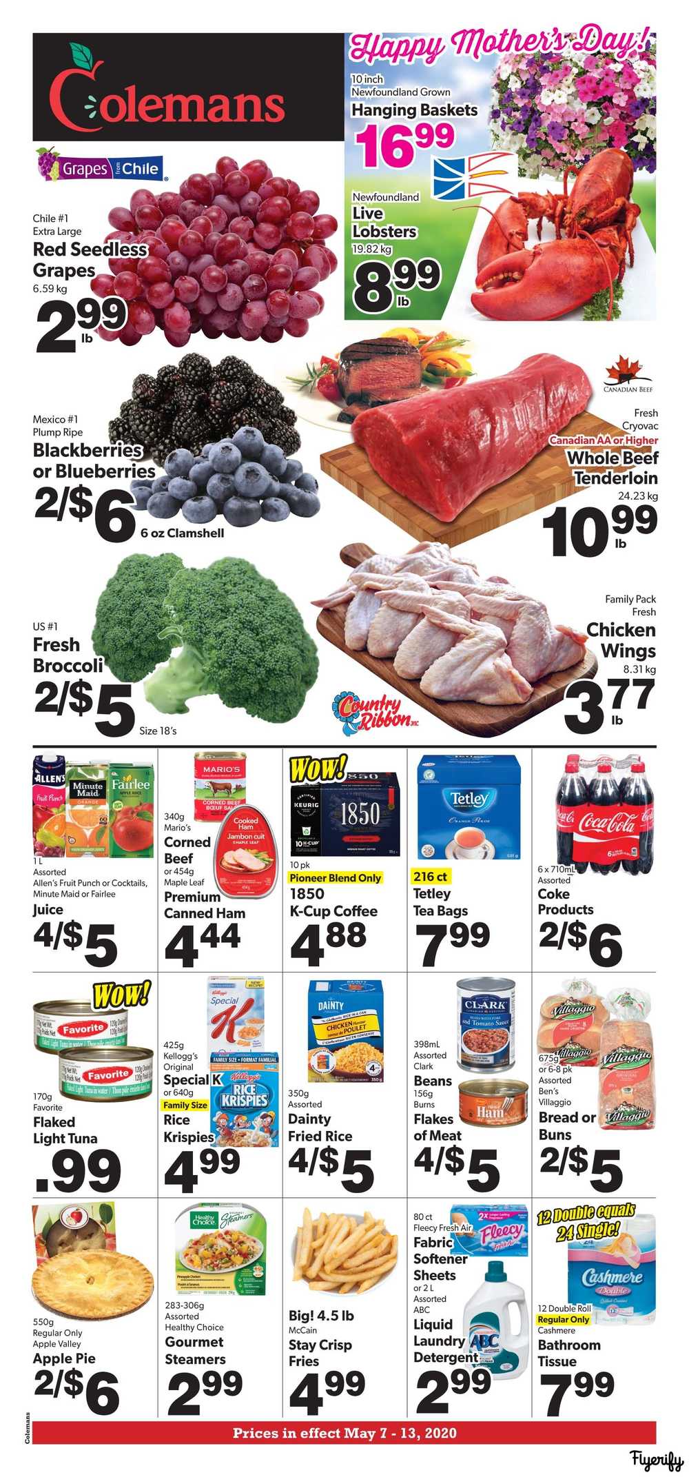 Coleman's Flyer May 7 to 13 Canada