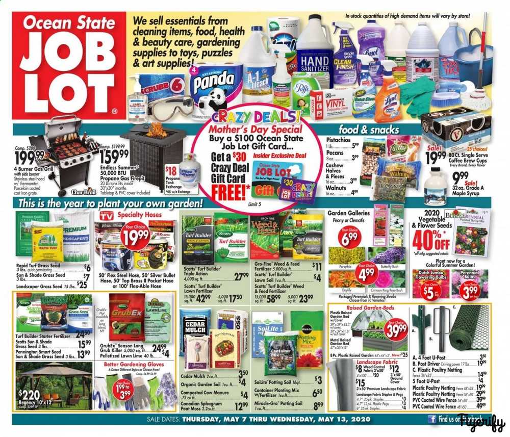 Ocean State Job Lot Weekly Ad & Flyer May 7 to 13 Canada