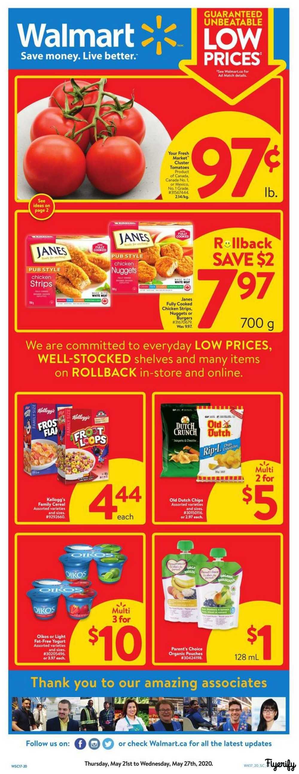 Walmart (West) Flyer May 21 to 27 Canada