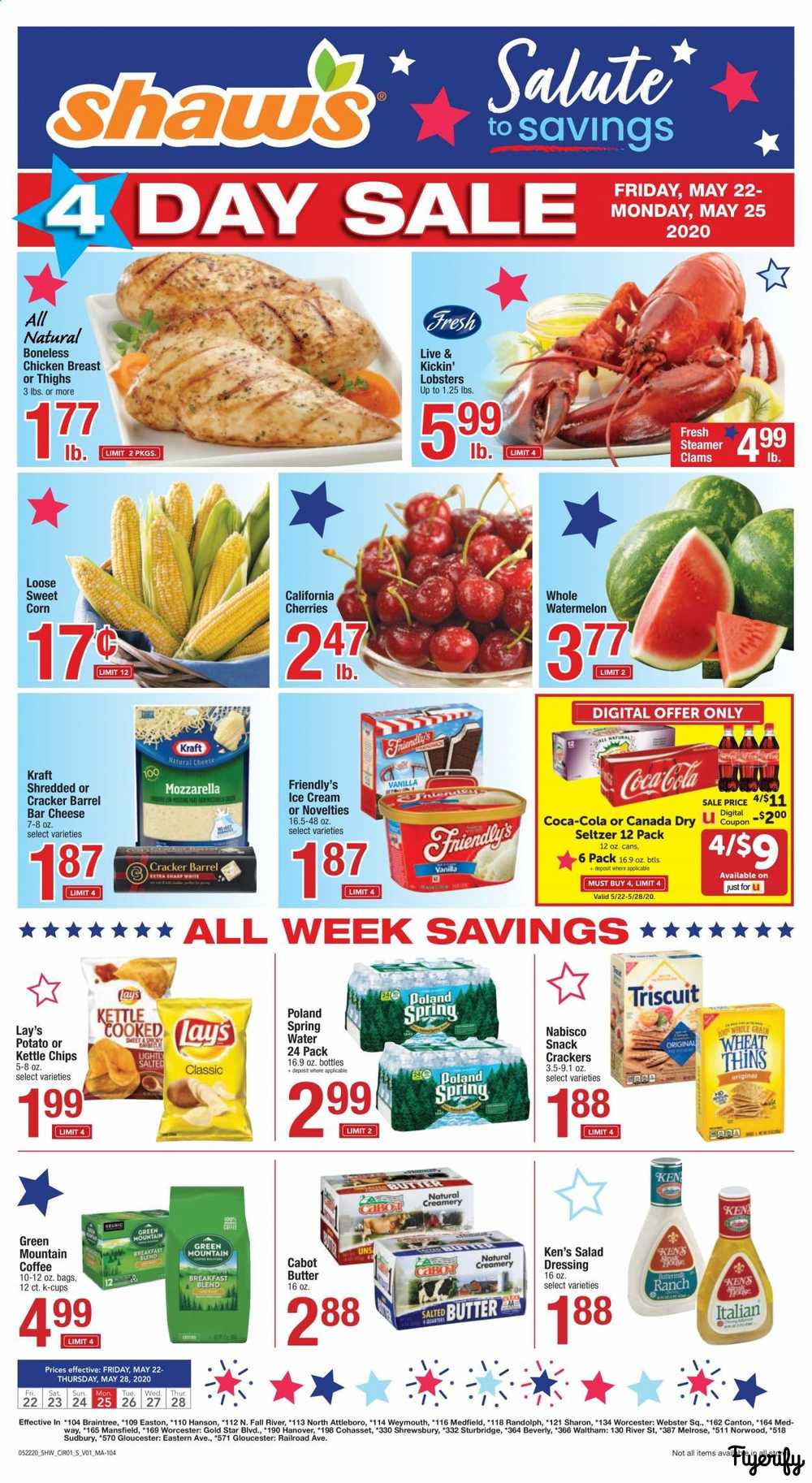 Shaw’s Weekly Ad & Flyer May 22 to 28 Canada(02)