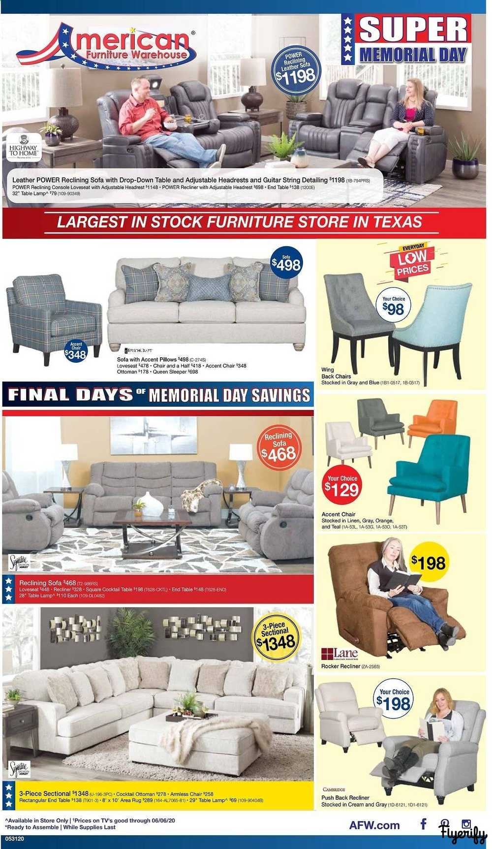 American Furniture Warehouse Weekly Ad Flyer May 31 To June 6 Canada