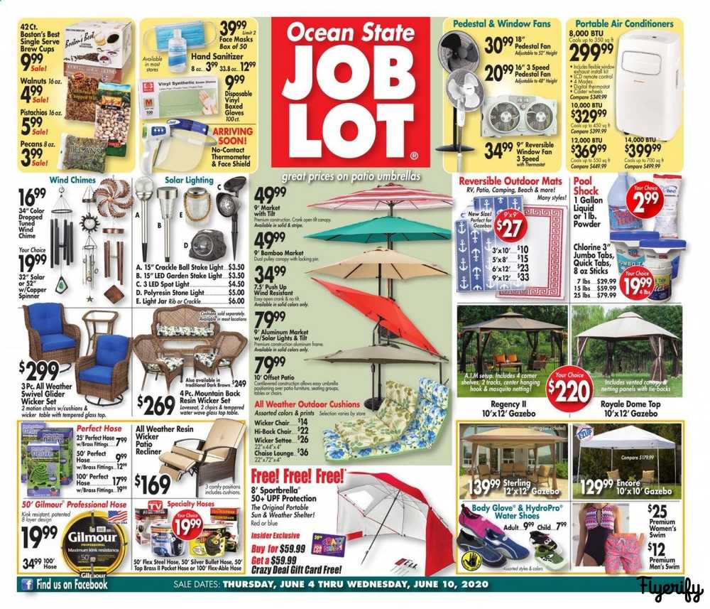 Ocean State Job Lot Weekly Ad & Flyer June 4 to 10 Canada