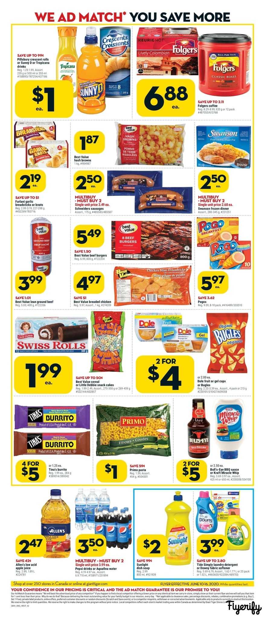 Giant Tiger (West) Flyer June 10 to 16 Canada