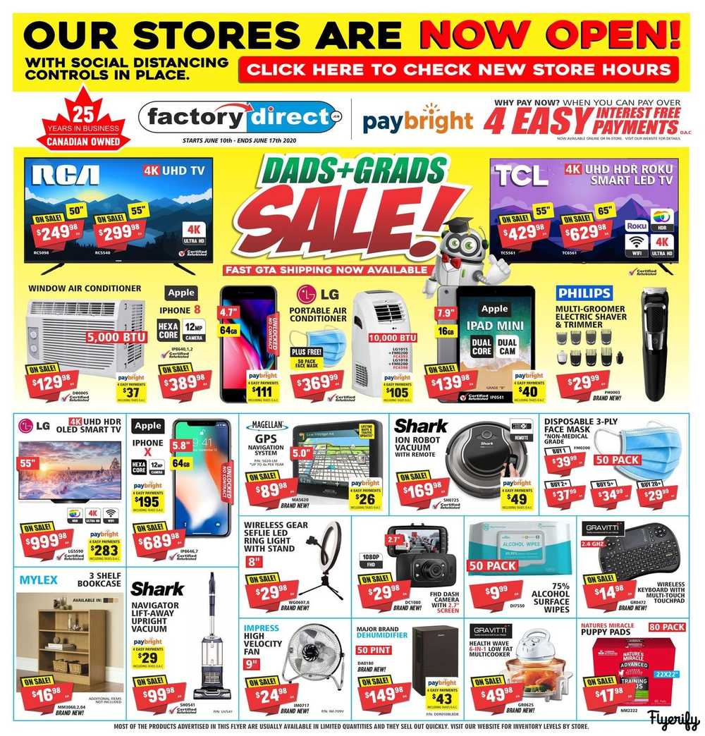 FactoryDirect.ca Flyers