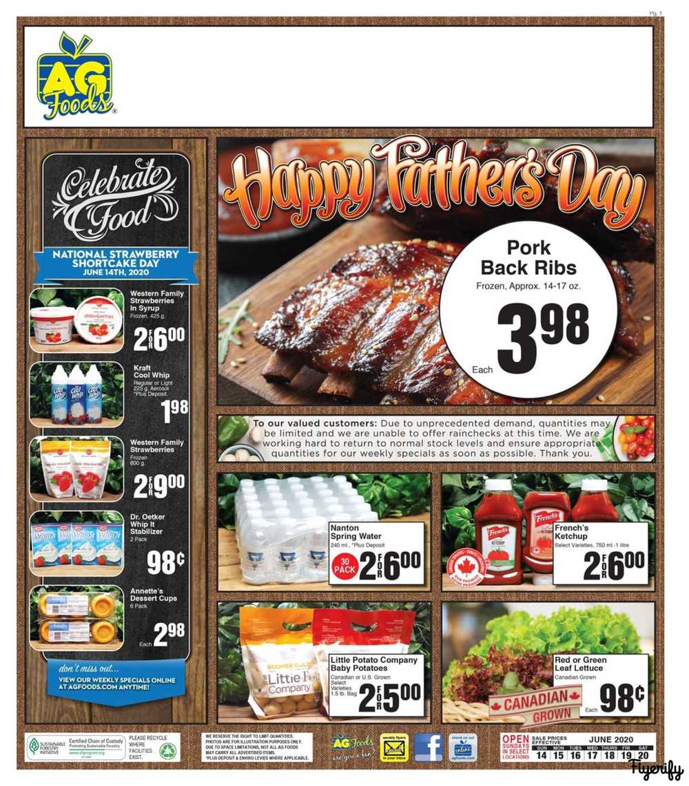 AG Foods Flyer June 14 to 20 Canada