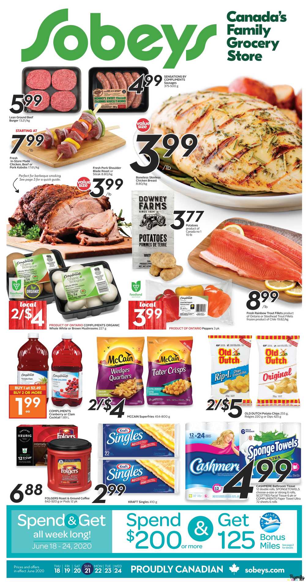 Sobeys (ON) Flyer June 18 to 24 Canada