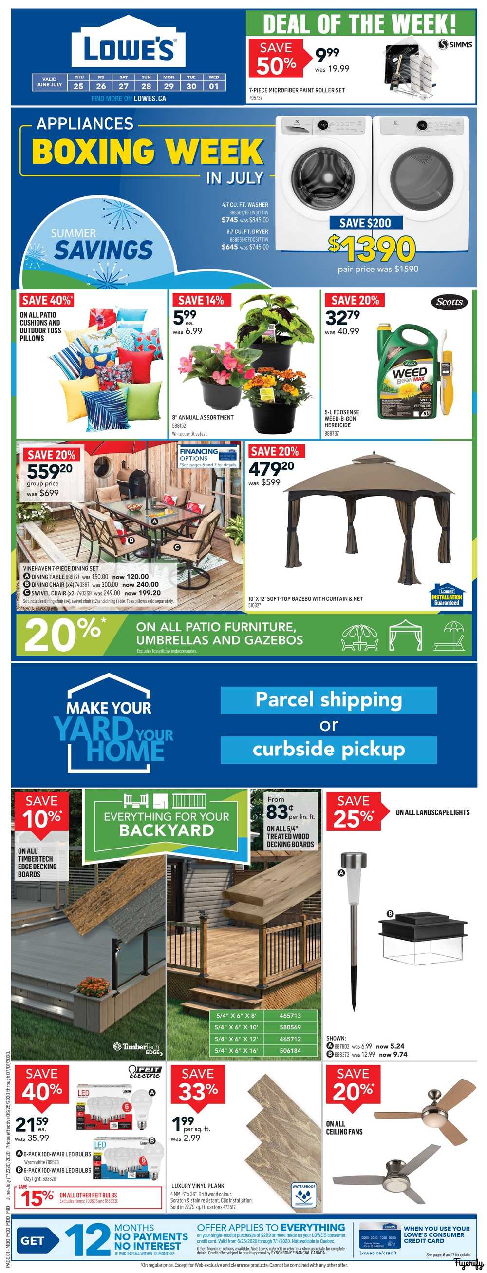 Lowe's Flyer June 25 to July 1 Canada