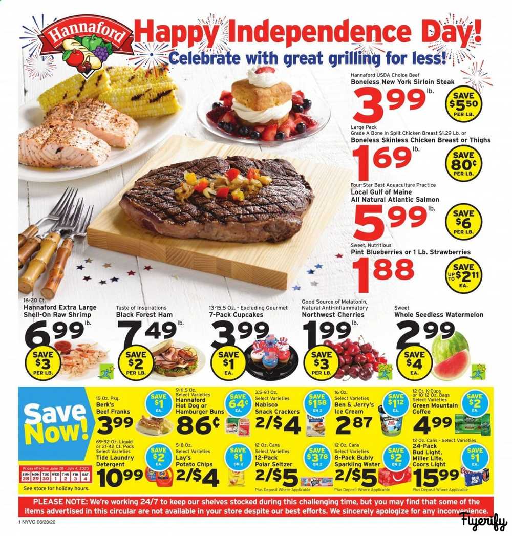 Hannaford Weekly Ad & Flyer June 28 to July 4 Canada