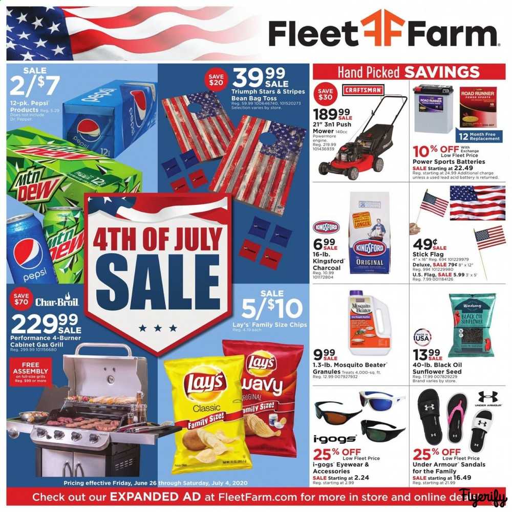 Fleet Farm Weekly Ad & Flyer June 26 to July 4 Canada