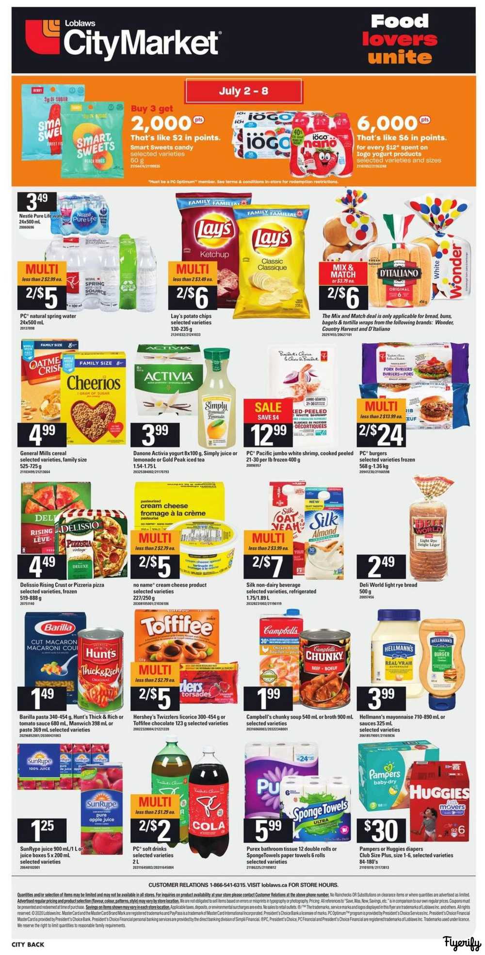 Loblaws City Market (West) Flyer July 2 to 8 Canada