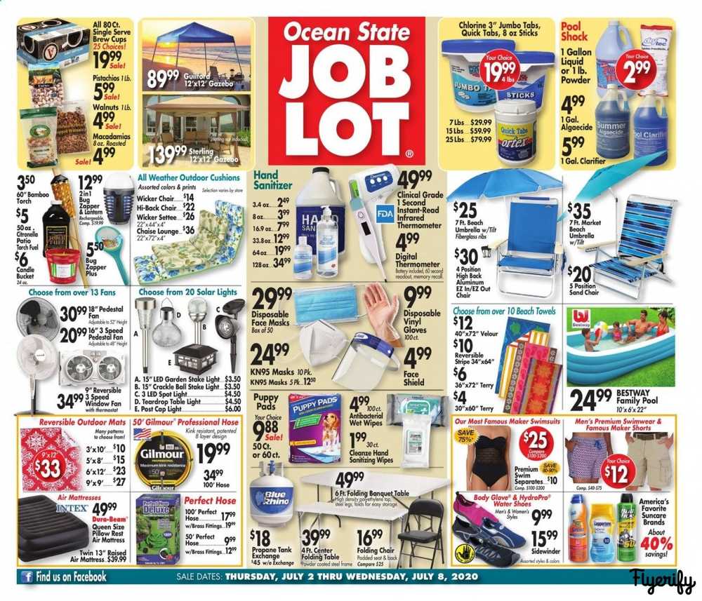 Ocean State Job Lot Weekly Ad & Flyer July 2 to 8 Canada